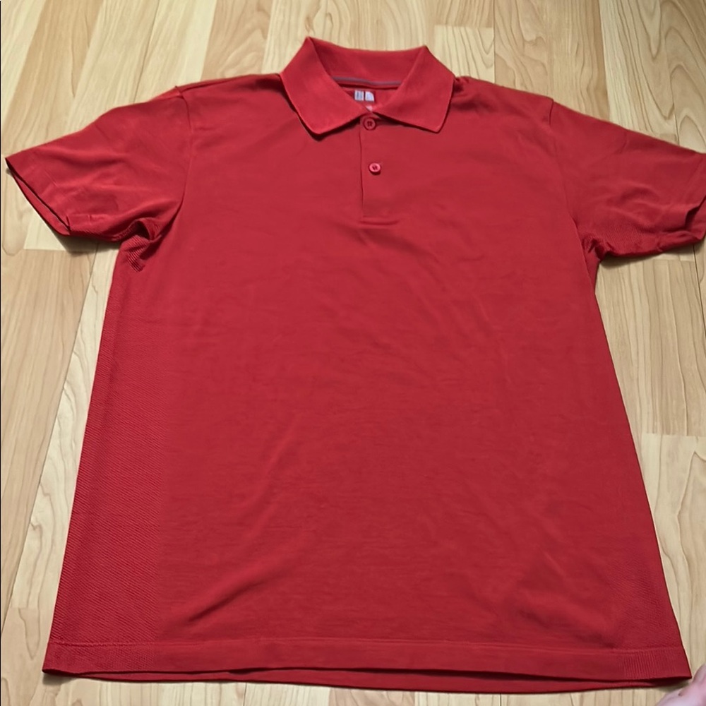 Uniqlo Red Polo Shirt Classic Style